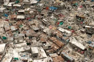 2010 Haiti Earthquake destroyed homes