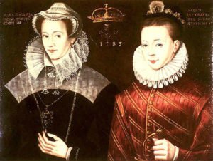 Mary and her son King James VI