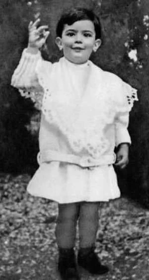 Salvador Dali as a child