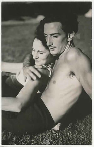 Salvador Dali and his wife Gala