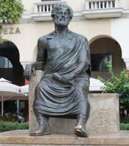 Statue of Aristotle in Greece