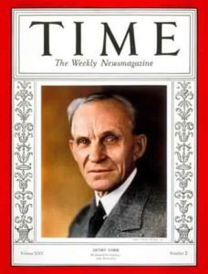 Henry Ford on TIME Magazine