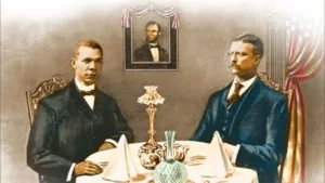 Washington's dinner with Theodore Roosevelt