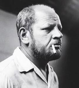 Jackson Pollock in his later years