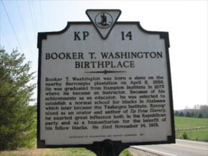 Booker T Washington birthplace