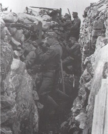 Austro-Hungarian trench at Isonzo
