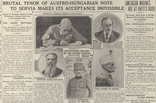 Austria-Hungary's ultimatum to Serbia report
