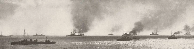 Allied fleet in the Gallipoli Campaign