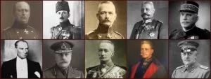 WW1 Military Leaders Featured