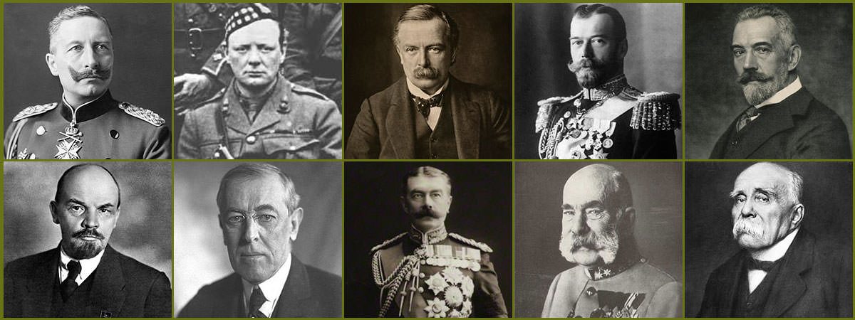 WW1 Political Leaders Featured