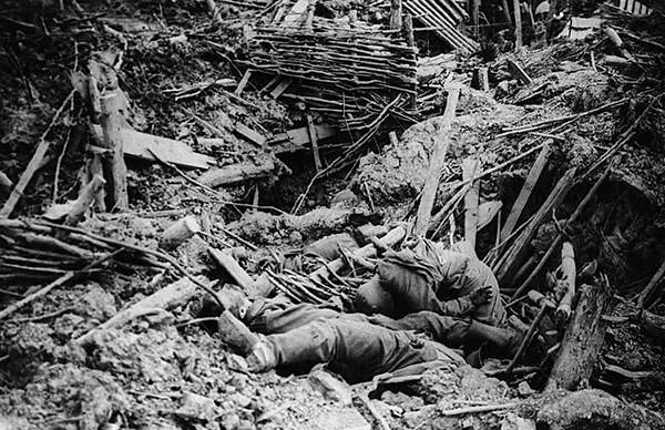 Messines Ridge explosion in WW1