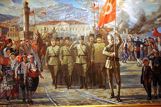 Turkish War of Independence painting