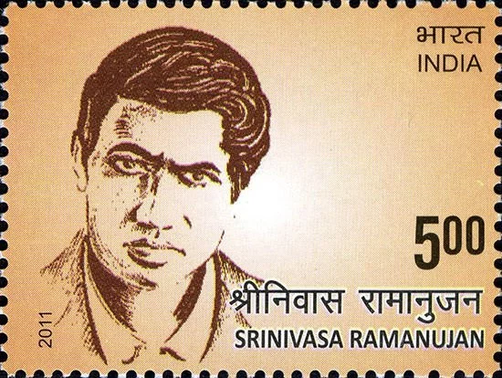 Ramanujan 2011 stamp