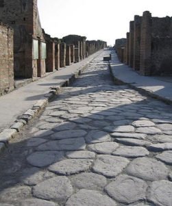 Ancient Roman street, Pompeii