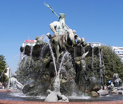 Poseidon's fountain in Berlin