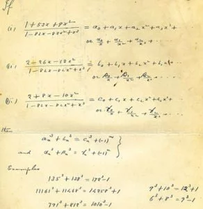 Ramanujan Fermat's last theorem
