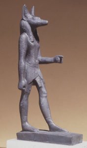 Anubis statue in British Museum