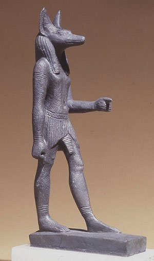 Anubis statue in British Museum