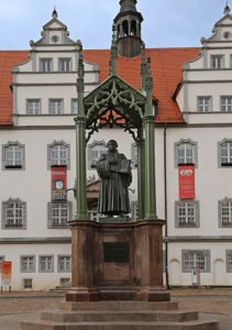 Luther Monument in Lutherstadt Wittenberg