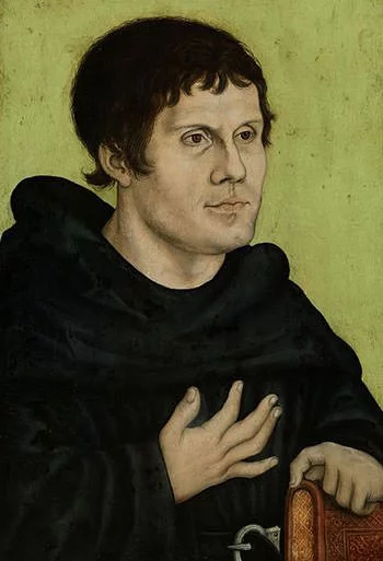 Portrait of Martin Luther as a monk