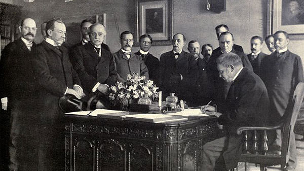 Signing of the Treaty of Paris