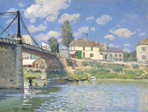 The Bridge at Villeneuve-la-Garenne (1872)