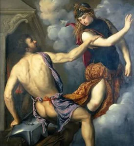 Athena Scorning the Advances of Hephaestus (1555)
