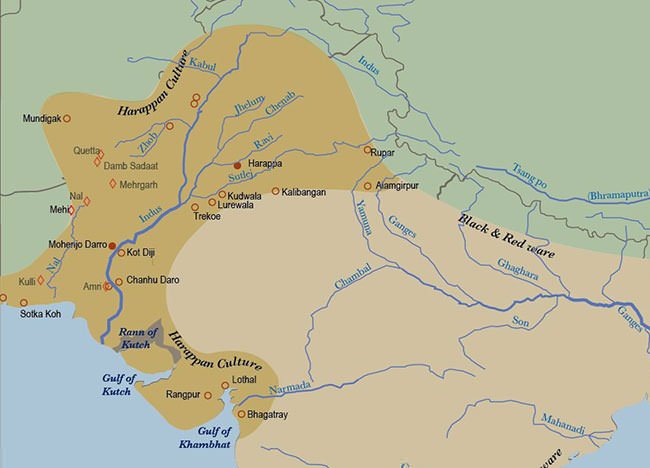 Indus Valley Civilization map
