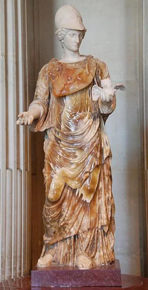 Statue of Athena at the Louvre