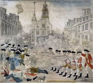 Portrayal of Boston Massacre