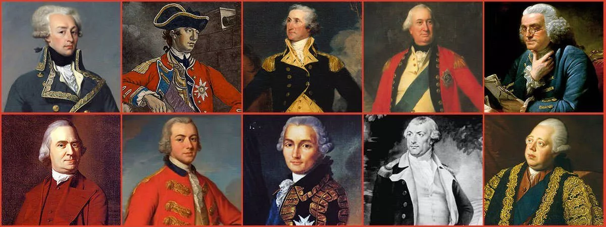 American Revolution Leaders Featured