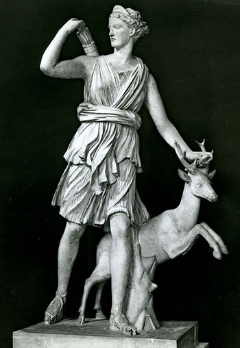 Artemis as a huntress