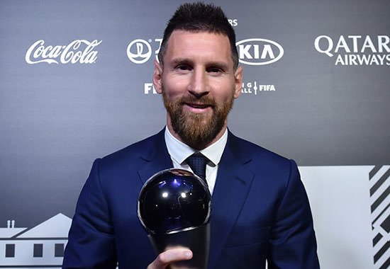 Lionel Messi Best FIFA Men's Player 2019