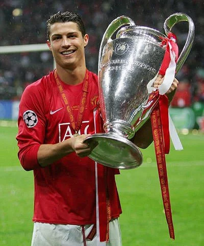Cristiano Ronaldo 2008 Champions League Trophy