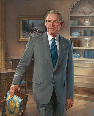 George W Bush Presidential Portrait