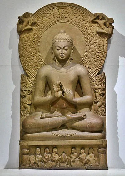 Seated Buddha - Gupta sculpture
