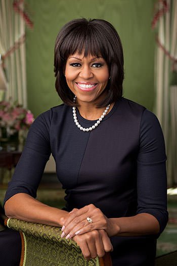 Official portrait of First Lady Michelle Obama