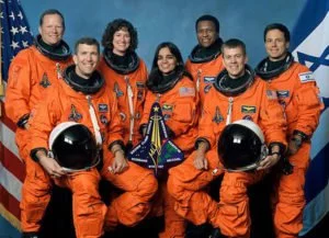 The crew of STS-107