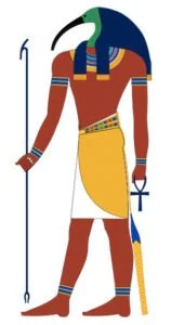 Thoth as an Ibis-headed man