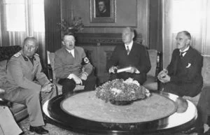 Signing of the Munich Agreement, 1938