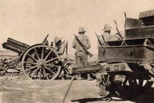 Italian artillery in Ethiopia in 1936