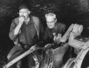 Ernest Hemingway and Charles T Lanham