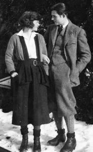 Ernest Hemingway with Hadley Richardson