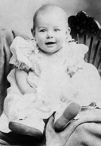 Ernest Hemingway as a baby