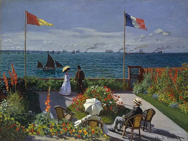 Garden at Sainte-Adresse (1867)