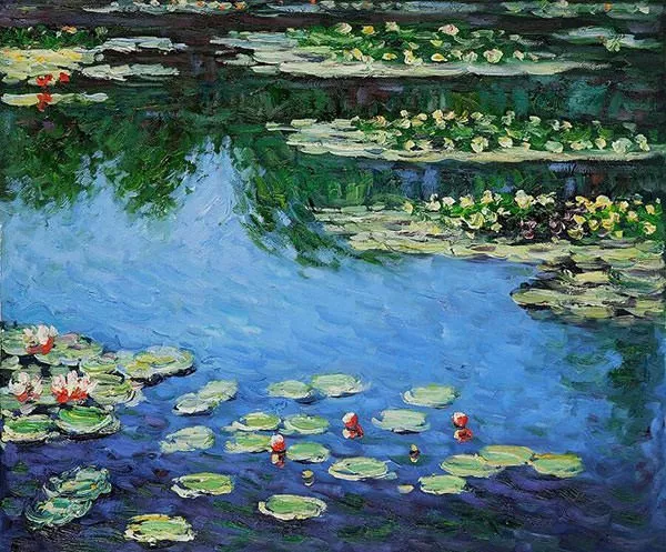 Water Lilies, Harmony in Blue (1917)