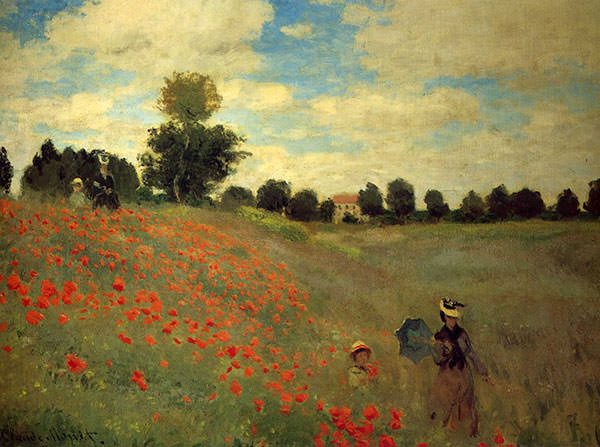 Wild Poppies Near Argenteuil (1873)