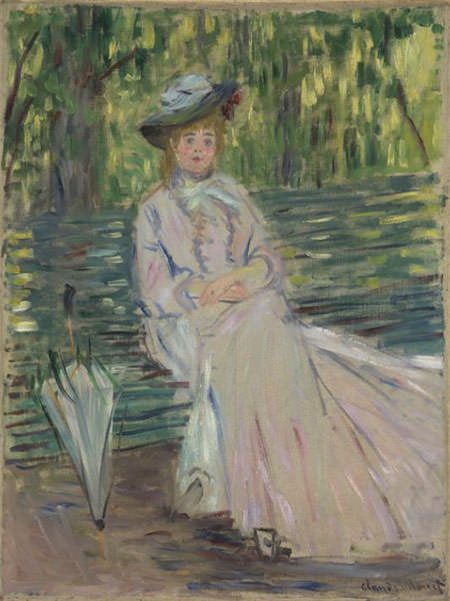 Woman Seated on a Bench (1874)